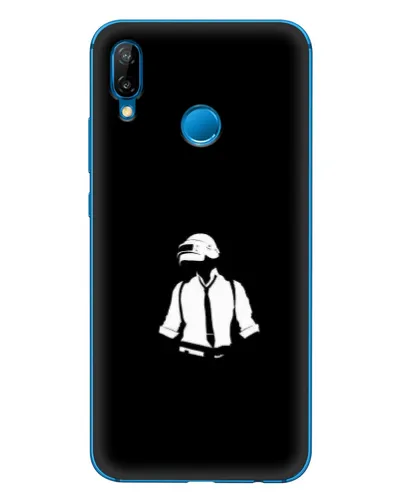 Чехол для Huawei P20 Lite (2019) с картинкой «PUBG — белый шлем»