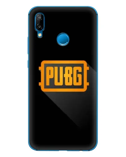 Чехол для Huawei P20 Lite (2019) с картинкой «PUBG — рамка лого»
