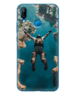 Чехол для Huawei P20 Lite (2019) с картинкой «PUBG — свободное падение»