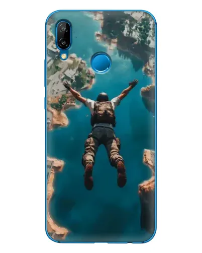 Чехол для Huawei P20 Lite (2019) с картинкой «PUBG — свободное падение»