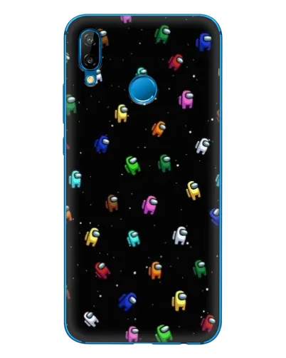 Чехол для Huawei P20 Lite (2019) с картинкой «Экипаж Among Us»