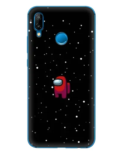 Чехол для Huawei P20 Lite (2019) с картинкой «Красный Among Us»