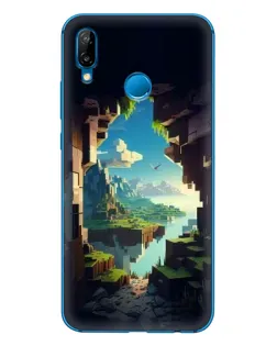 Чехол для Huawei P20 Lite (2019) с картинкой «Вид из пещеры»