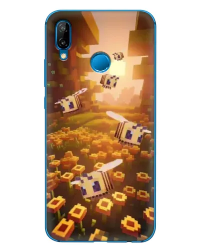 Чехол для Huawei P20 Lite (2019) с картинкой «Поле подсолнухов»