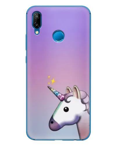Чехол для Huawei P20 Lite (2019) с картинкой «Единорог градиент» Чехол для Huawei P20 Lite (2019) с картинкой «Единорог градиент»