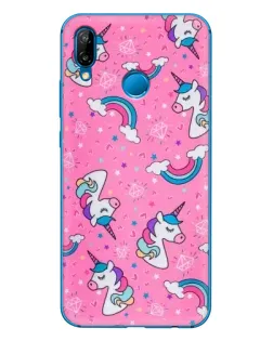 Чехол для Huawei P20 Lite (2019) с картинкой «Unicorn паттерн розовый» Чехол для Huawei P20 Lite (2019) с картинкой «Unicorn паттерн розовый»
