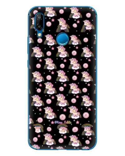 Чехол для Huawei P20 Lite (2019) с картинкой «Magic Unicorn паттерн» Чехол для Huawei P20 Lite (2019) с картинкой «Magic Unicorn паттерн»