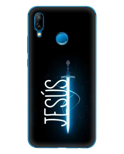 Чехол для Huawei P20 Lite (2019) с картинкой «Меч Духа Jesus»