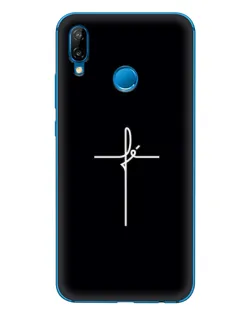 Чохол для Huawei P20 Lite (2019) з картинкою «Тонкий хрест»