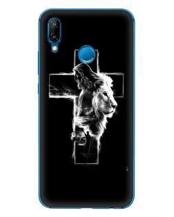 Чохол для Huawei P20 Lite (2019) з картинкою «Сяючий хрест Jesus»