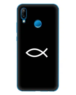 Чохол для Huawei P20 Lite (2019) з картинкою «Символ риби Jesus»