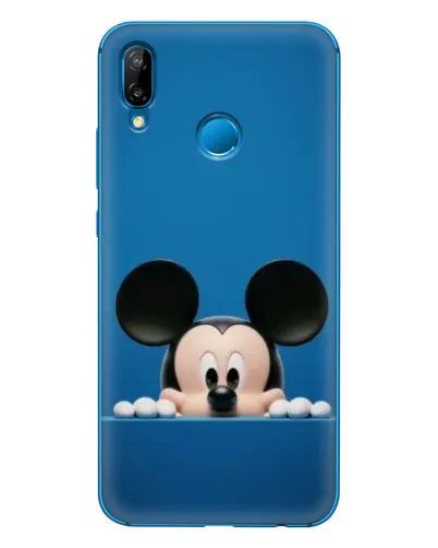 Чехол для Huawei P20 Lite (2019) с картинкой «Микки выглядывает»