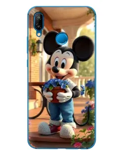 Чехол для Huawei P20 Lite (2019) с картинкой «Микки садовод»