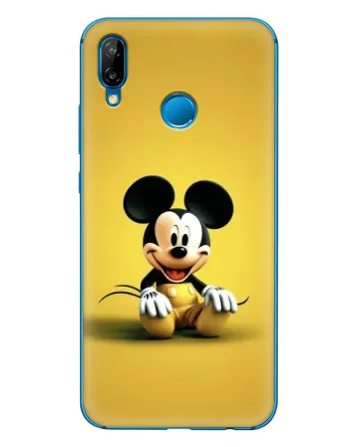 Чехол для Huawei P20 Lite (2019) с картинкой «Микки на желтом»