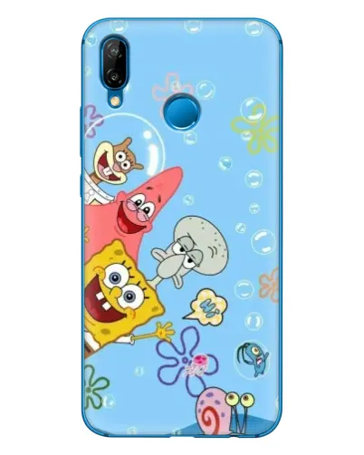 Чехол для Huawei P20 Lite (2019) с картинкой «Веселые пузырьки» Чехол для Huawei P20 Lite (2019) с картинкой «Веселые пузырьки»