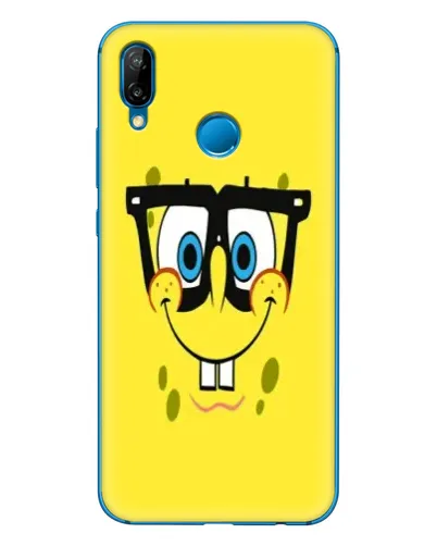 Чохол для Huawei P20 Lite (2019) з картинкою «Мінімалістичний Спанч Боб» Чохол для Huawei P20 Lite (2019) з картинкою «Мінімалістичний Спанч Боб»