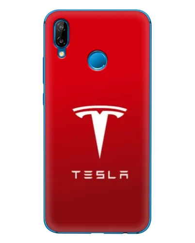 Чехол для Huawei P20 Lite (2019) с картинкой «Tesla Red Classic»
