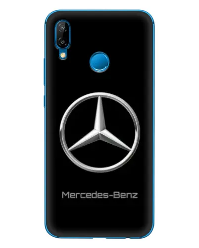 Чехол для Huawei P20 Lite (2019) с картинкой «Mercedes Silver Logo»