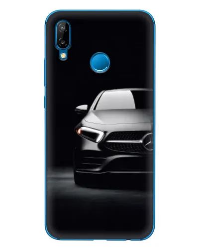 Чехол для Huawei P20 Lite (2019) с картинкой «Свет фар Mercedes»
