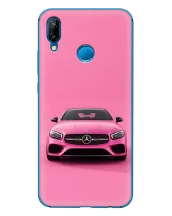 Чохол для Huawei P20 Lite (2019) з картинкою «Рожевий Mercedes AMG»
