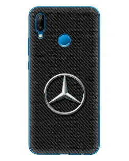 Чохол для Huawei P20 Lite (2019) з картинкою «Карбоновий Mercedes стиль»