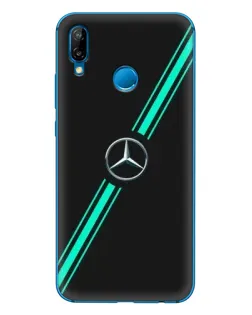 Чохол для Huawei P20 Lite (2019) з картинкою «Спортивні лінії Mercedes»