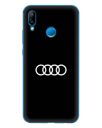 Чехол для Huawei P20 Lite (2019) с картинкой «Audi White Logo»