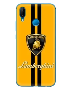 Чохол для Huawei P20 Lite (2019) з картинкою «Lamborghini Stripe жовтий» Чохол для Huawei P20 Lite (2019) з картинкою «Lamborghini Stripe жовтий»