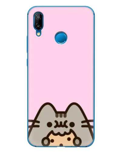 Чехол для Huawei P20 Lite (2019) с картинкой «Pusheen и печенье» Чехол для Huawei P20 Lite (2019) с картинкой «Pusheen и печенье»