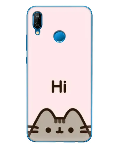 Чехол для Huawei P20 Lite (2019) с картинкой «Пушин говорит Hi» Чехол для Huawei P20 Lite (2019) с картинкой «Пушин говорит Hi»