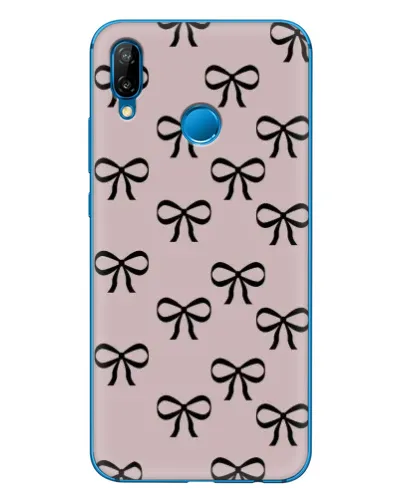 Чехол для Huawei P20 Lite (2019) с картинкой «Черные бантики» Чехол для Huawei P20 Lite (2019) с картинкой «Черные бантики»