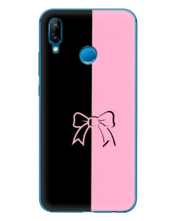 Чехол для Huawei P20 Lite (2019) с картинкой «Половинки банта»