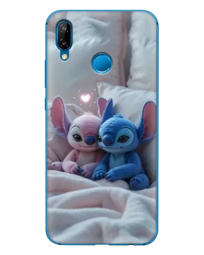Чехол для Huawei P20 Lite (2019) с картинкой «Плюшевые Стич Ангел»