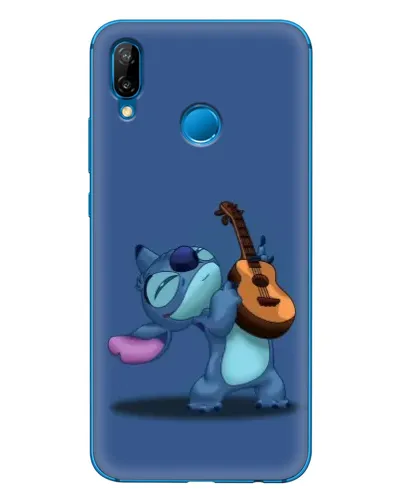 Чехол для Huawei P20 Lite (2019) с картинкой «Стич с укулеле»