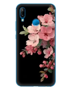 Чехол для Huawei P20 Lite (2019) с картинкой «Розовая ветка сакуры»