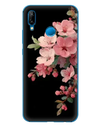 Чехол для Huawei P20 Lite (2019) с картинкой «Розовая ветка сакуры»
