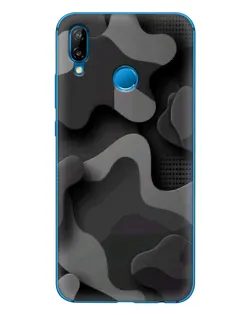 Чохол для Huawei P20 Lite (2019) з картинкою «Темний абстрактний камуфляж» Чохол для Huawei P20 Lite (2019) з картинкою «Темний абстрактний камуфляж»