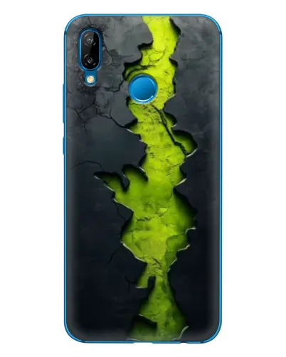 Чехол для Huawei P20 Lite (2019) с картинкой «Салатовый разлом скалы» Чехол для Huawei P20 Lite (2019) с картинкой «Салатовый разлом скалы»