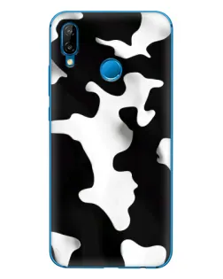 Чехол для Huawei P20 Lite (2019) с картинкой «Черно-белое пятно»