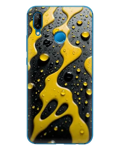 Чехол для Huawei P20 Lite (2019) с картинкой «Жидкое желтое золото» Чехол для Huawei P20 Lite (2019) с картинкой «Жидкое желтое золото»