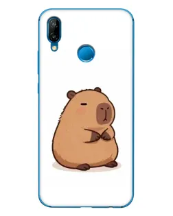 Чехол для Huawei P20 Lite (2019) с картинкой «Толстенькая капибара»
