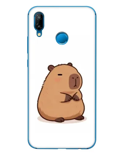 Чехол для Huawei P20 Lite (2019) с картинкой «Толстенькая капибара»