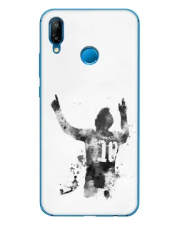 Чохол для Huawei P20 Lite (2019) з картинкою «Чорно-білий силует Мессі» Чохол для Huawei P20 Lite (2019) з картинкою «Чорно-білий силует Мессі»