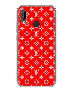 Чохол для Huawei P20 Lite (ANE-L02) з картинкою «Яскравий паттерн LV»