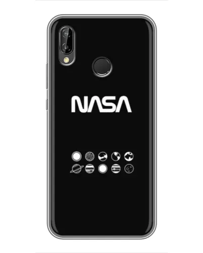 Чехол для Huawei P20 Lite (ANE-L02) с картинкой «NASA — технический принт»