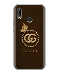 Чохол для Huawei P20 Lite (ANE-L02) з картинкою «Gucci — золотий метелик»