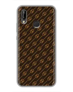 Чохол для Huawei P20 Lite (ANE-L02) з картинкою «Gucci — золоті діагоналі»