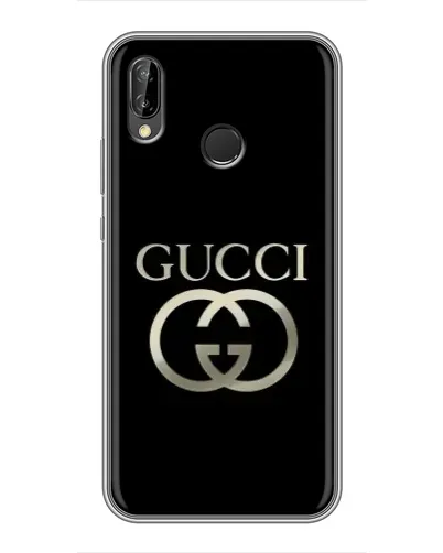 Чехол для Huawei P20 Lite (ANE-L02) с картинкой «Gucci — золото на черном» Чехол для Huawei P20 Lite (ANE-L02) с картинкой «Gucci — золото на черном»