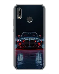 Чохол для Huawei P20 Lite (ANE-L02) з картинкою «BMW на мокрій дорозі»