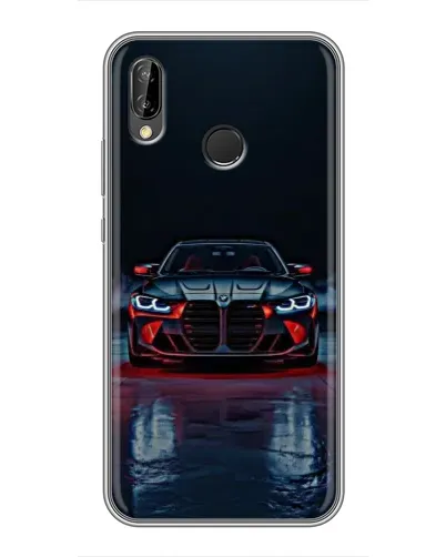 Чохол для Huawei P20 Lite (ANE-L02) з картинкою «BMW на мокрій дорозі»
